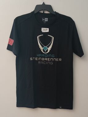 New Era Black Harding Steinbrenner Racing Short Sleeve Tee